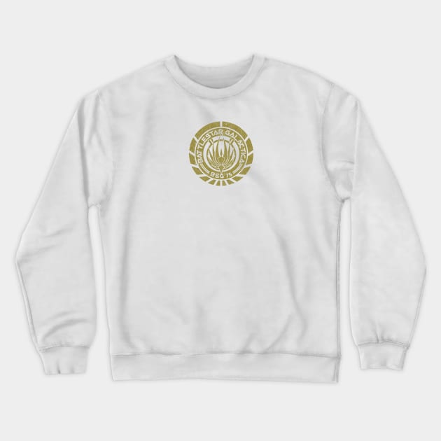 Battlestar Galactica Crest (Variant) Crewneck Sweatshirt by huckblade